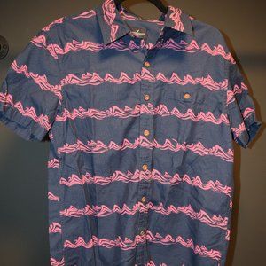 Men's American Eagle Short Sleeve Button Up